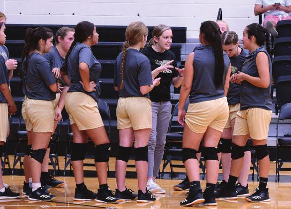 Meridian Lady Jackets volleyball team is ready to take on another season. The ladies have been hard at work to find their rhythm on the court. Photo Courtesy of Brett Voss’ THE SPORTS BUZZ