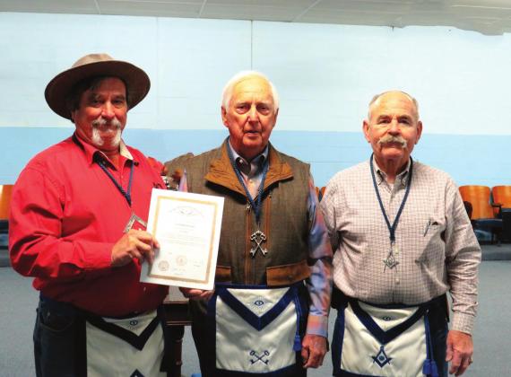 Masonic Lodge honors Leigh for 50 years