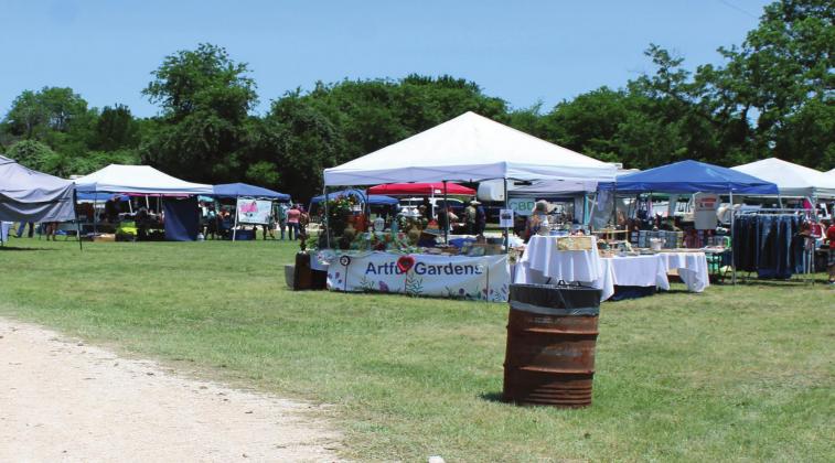 Over 30 vendors and eight bands filled Bosque Bottoms for a weekend of family fun and fellowship at the first Old Settlers Spring Festival hosted by the Bosque County Cowboy Church outside Meridian. Brook DeZavala | Meridian Tribune
