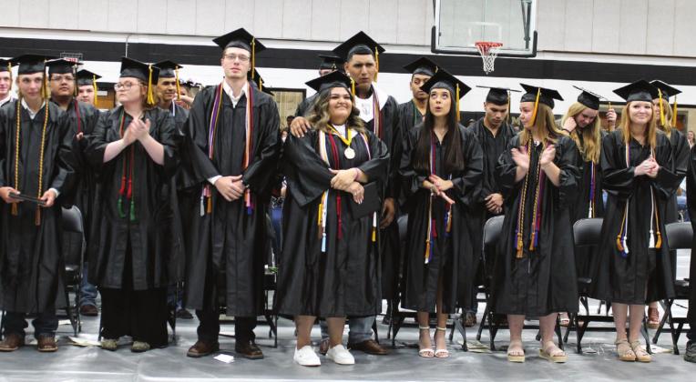 Meridian High School grads are on their way to bigger things after their graduation ceremony Friday evening. Ashley Barner | Meridian Tribune