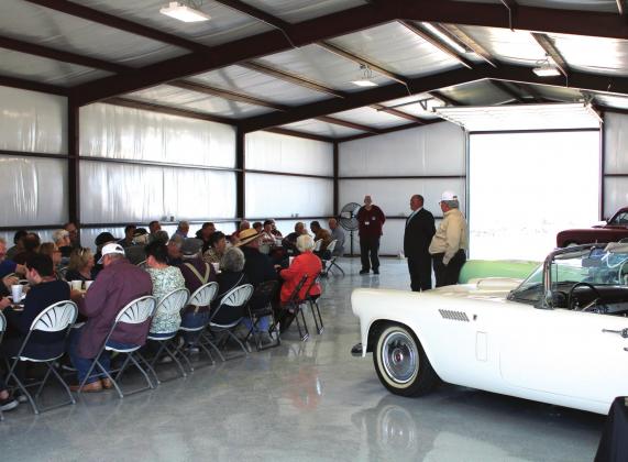 Rolls Royce Owners Club members stopped by MeadowOak Farms in Meridian Friday afternoon to enjoy a catered barbecue luncheon provided by Dan Markman. Brook DeZavala | The Clifton Record
