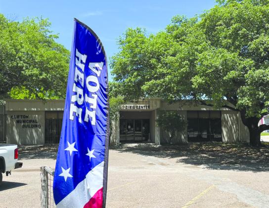 The final day to vote in the Clifton ISD school board election is Saturday, May 4. Eligible voters can cast their ballots at the Clifton Civic Center. Nathan Diebenow | The Clifton Record